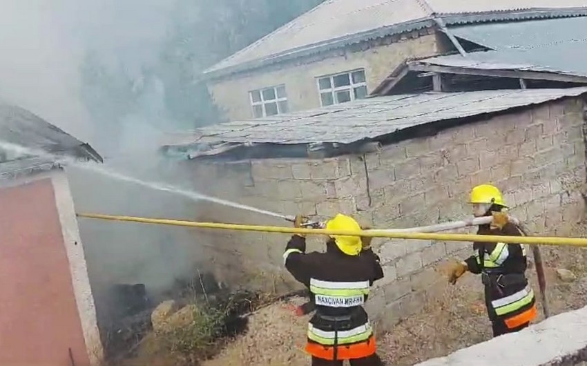 Ordubad, Babək və Şərur rayonlarında yanğınlar olub