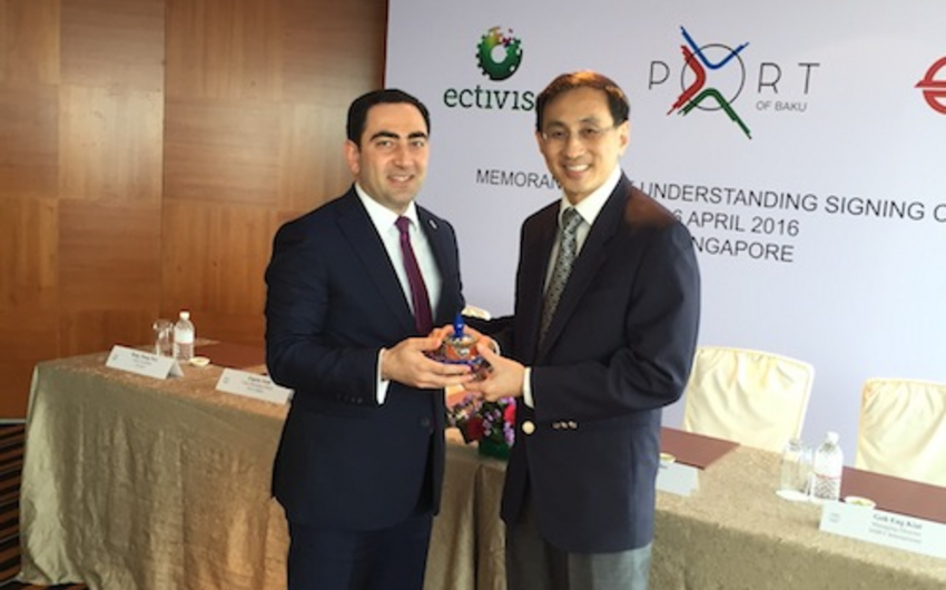 ​Бакинский порт внедряет новые технологические решения из Сингапура