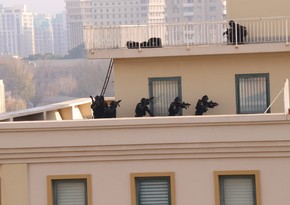 Учения по безопасности проведены на территории посольства Израиля в Баку