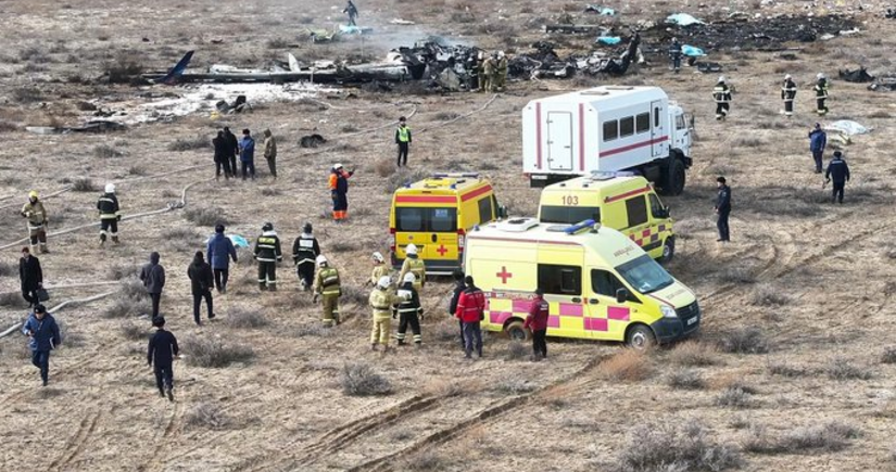 Kazakhstan Emergencies Ministry: Bodies of 7 victims of plane crash near Aktau identified