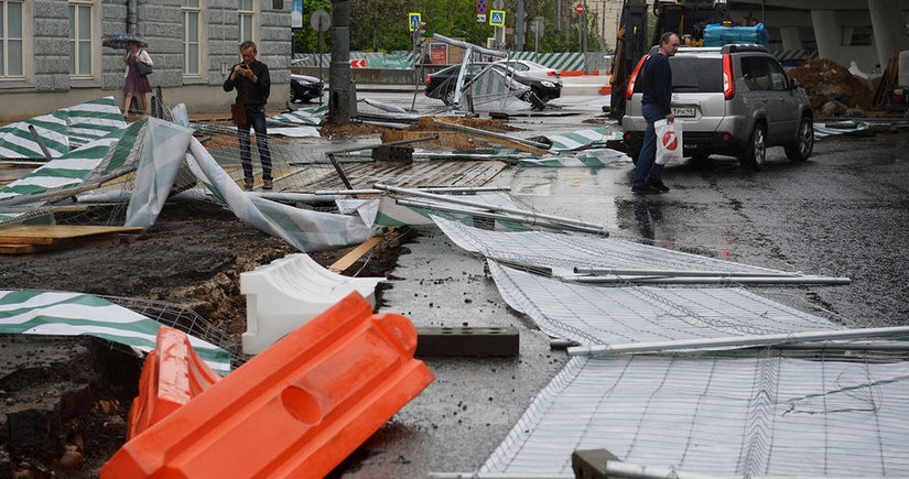 В Москве число пострадавших из-за урагана возросло до 35 человек