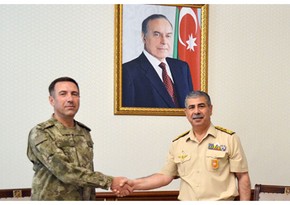 Zakir Hasanov meets with Major General Abdullah Katirci
