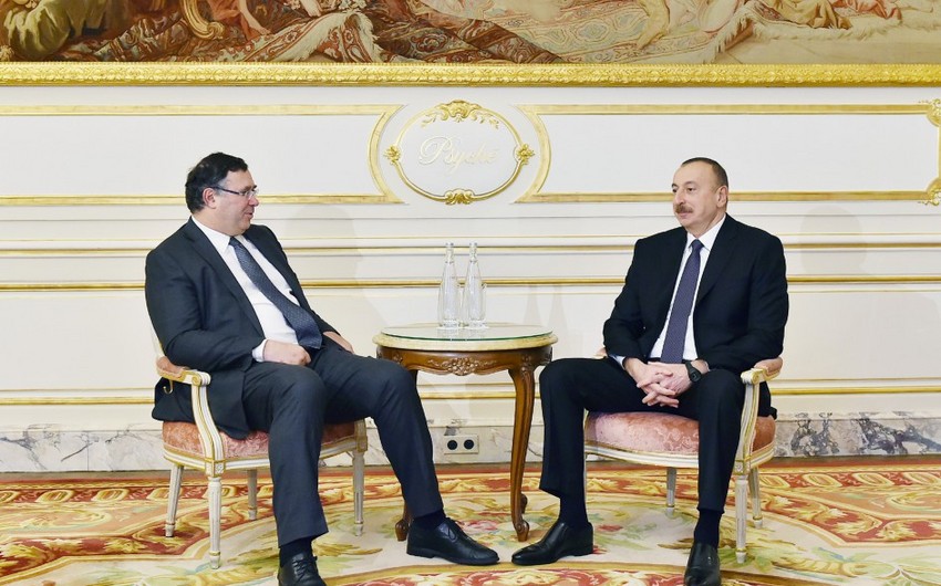 Президент Азербайджана встретился с президентом компании Total