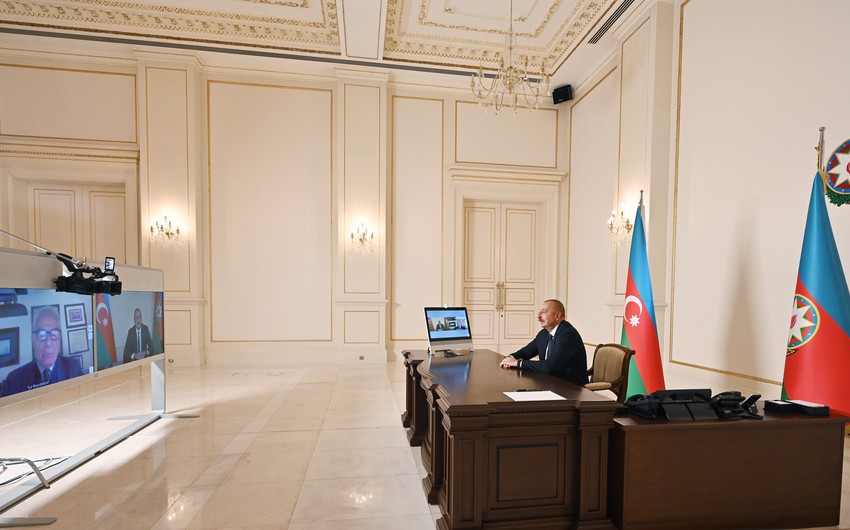 Президент Ильхам Алиев дал интервью газете La Repubblica
