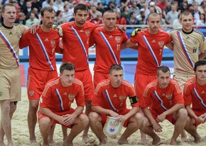 Russian beach soccer team members become Baku 2015 ambassadors