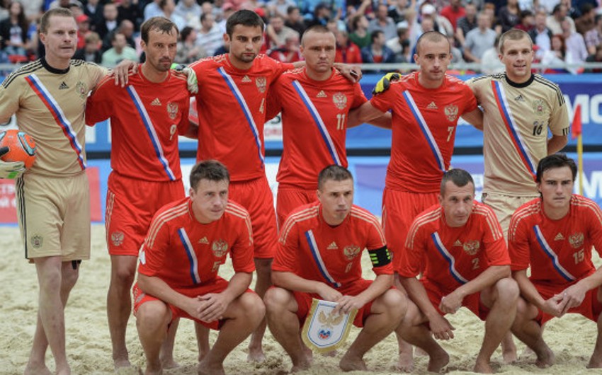 ​Трое игроков сборной России по пляжному футболу стали послами Европейских игр в Баку