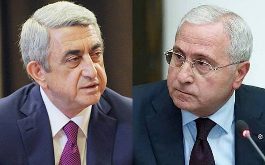 Ermənistanın keçmiş prezidenti ilə sabiq nazir üzləşdirilib