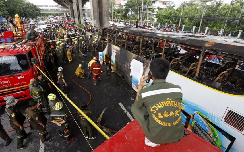 School bus fire in Thailand kills at least 23