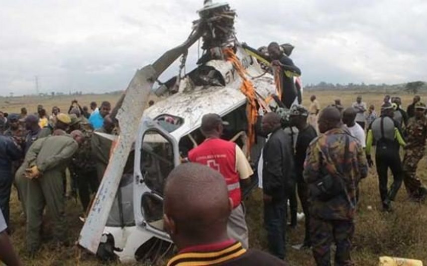 Keniyada helikopter qəzaya uğrayıb, pilot və 4 ABŞ vətəndaşı ölüb