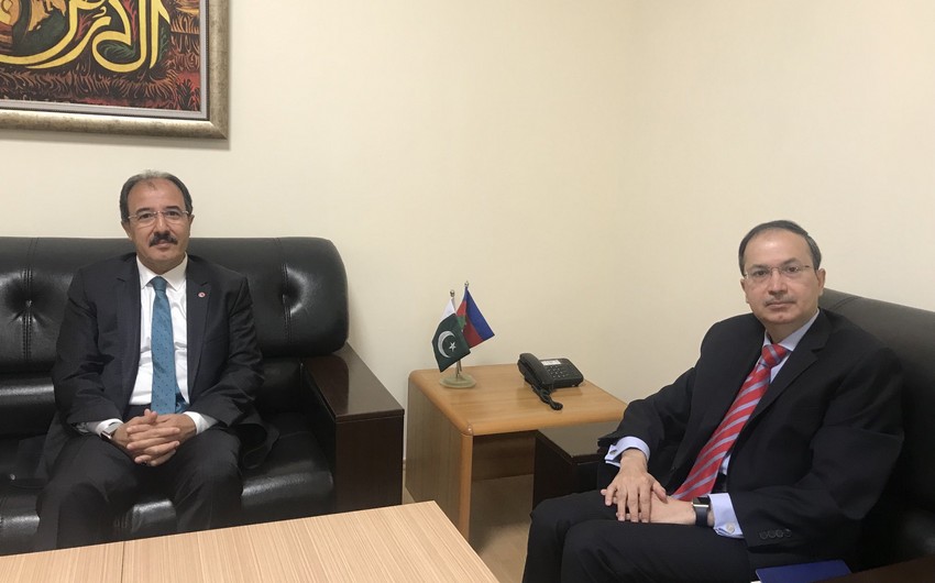 Turkish and Pakistani ambassadors to Azerbaijan hold meeting