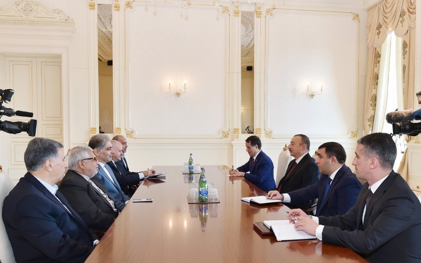 Президент Ильхам Алиев принял губернатора провинции Восточный Азербайджан Ирана