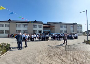 School built by Heydar Aliyev Foundation in Salyan’s Shorsulu village put into operation