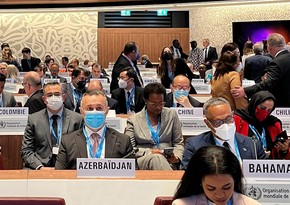 Azerbaijani health minister attending 75th session of World Health Assembly