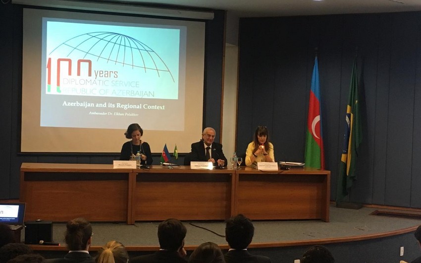 Braziliyada Azərbaycan diplomatik xidmət orqanlarının 100 illiyi ilə bağlı təqdimat olub