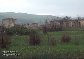Footage from Garapirimli village of Aghdam
