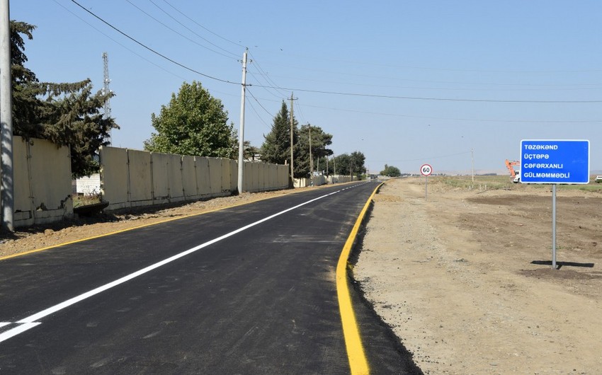 Президент Азербайджана принял участие в открытии автомобильной дороги в Джалилабаде