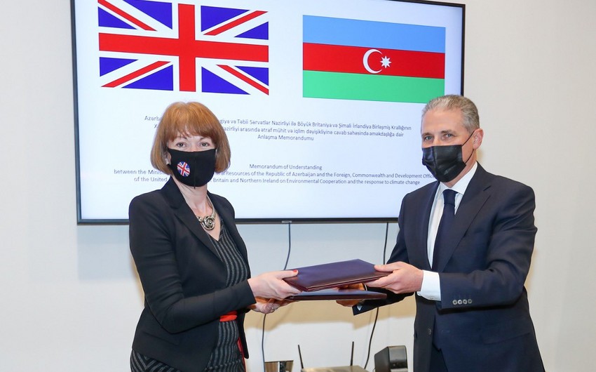 Азербайджан и Великобритания углубляют сотрудничество в области изменения климата