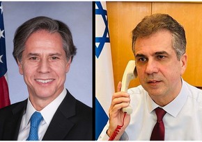 İsrail XİN başçısı ilə ABŞ dövlət katibi arasında telefon danışığı olub