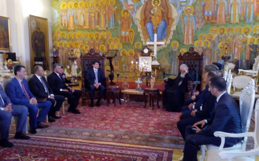 Fuad Muradov Gürcüstan katolikosu II İlya ilə görüşüb