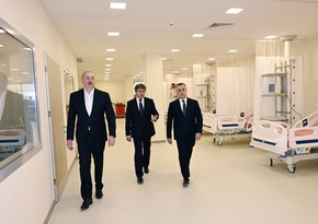 Состоялось открытие Габалинской районной центральной больницы