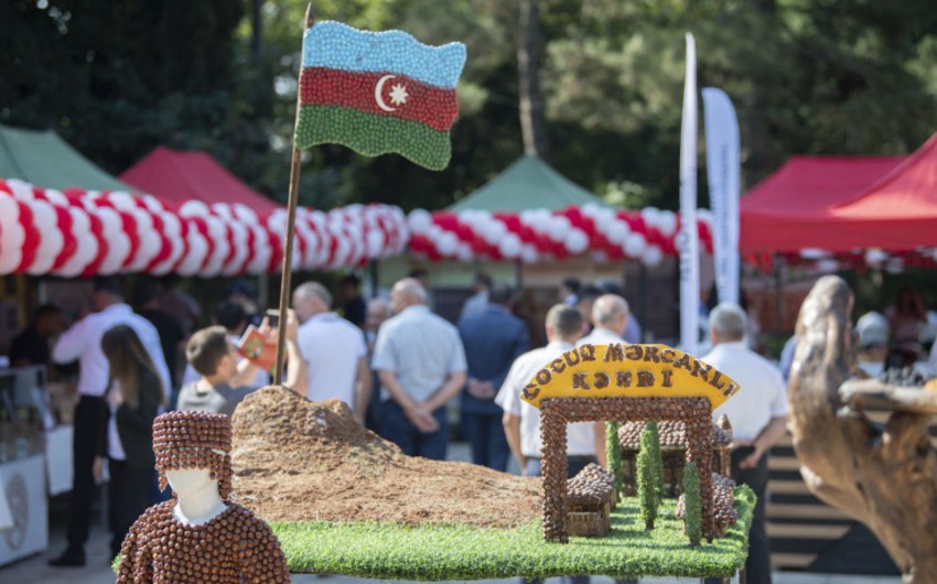 В Закатале проходит ярмарка фундука