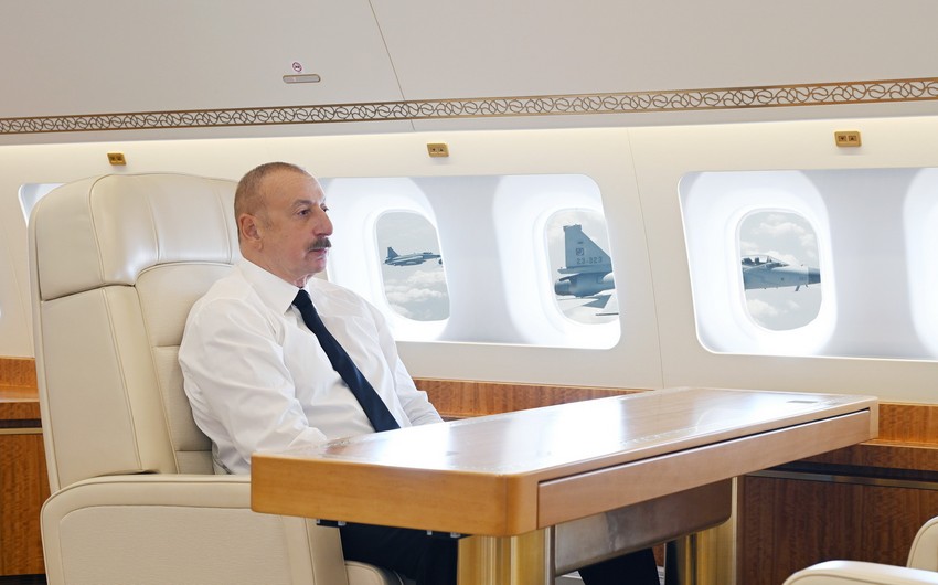 President of Azerbaijan arrives on state visit to Pakistan