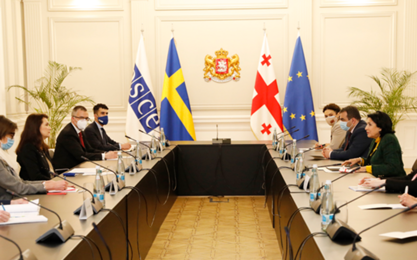 Президент Грузии предложила ОБСЕ провести конференцию с участием женщин-лидеров