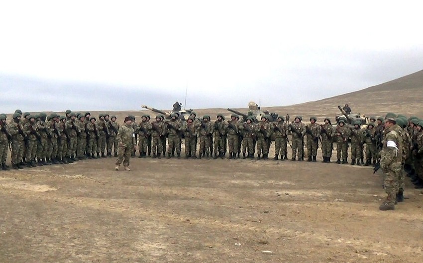 В Азербайджане завершились сборы военнослужащих запаса