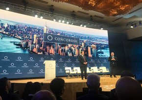 Members of Nizami Ganjavi International Center attend Concordia Summit