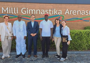 Gambian minister visits National Gymnastics Arena in Baku