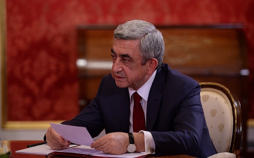 ​Ermənistan prezidenti Sankt-Peterburqa gedəcək