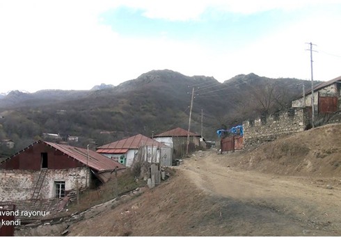 Видеокадры из села Бине Ходжавендского района