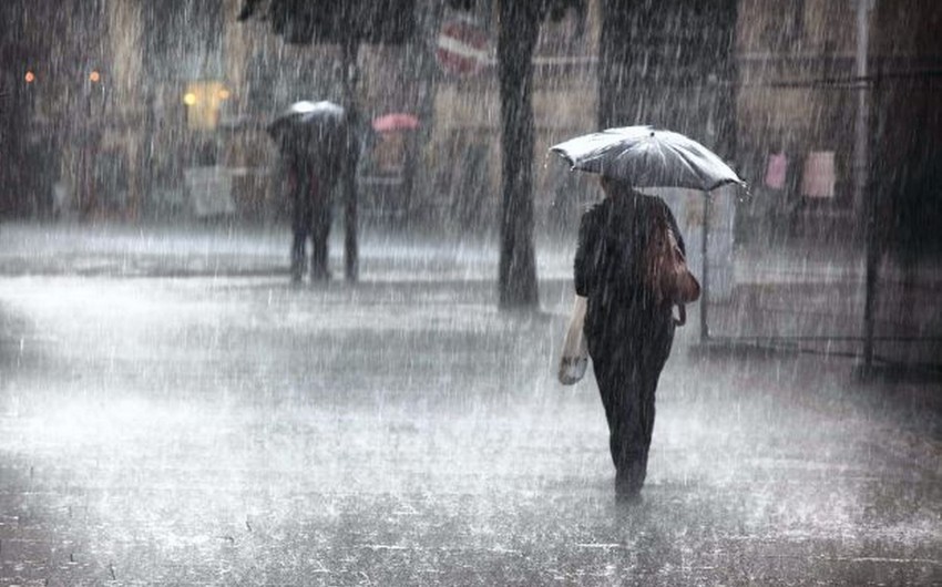 Rainy weather will continue in Azerbaijan