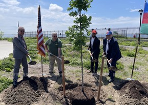 В Нью-Йорке прошла акция по посадке деревьев по случаю Дня независимости Азербайджана