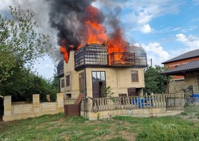 Masallıda yaşayış evi yanıb