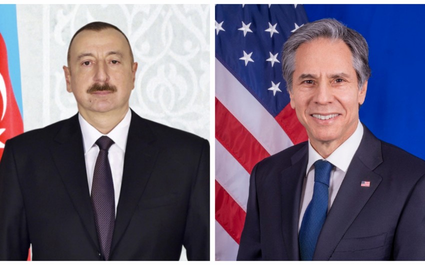 Antony Blinken phones President Ilham Aliyev