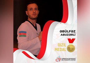 Азербайджанский паратхэквондист завоевал золотую медаль на чемпионате Европы