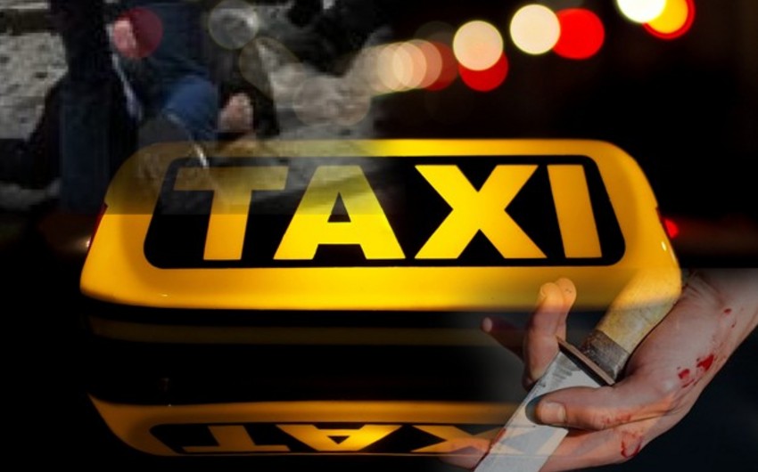 Taxi with Azerbaijani citizens attacked in Georgia - PHOTO