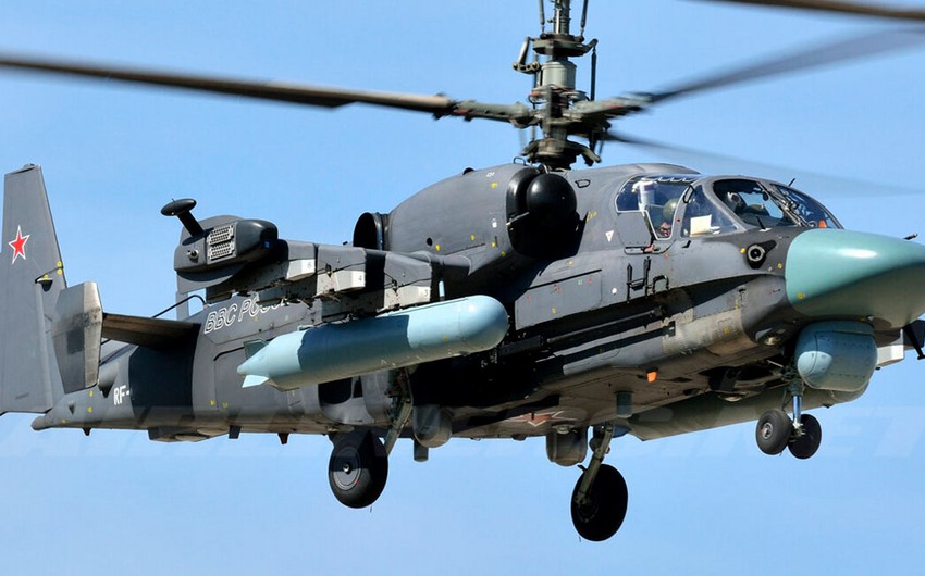 Ukrainian Armed Forces Shoot Down Russian Ka-52 Helicopter | Report.az