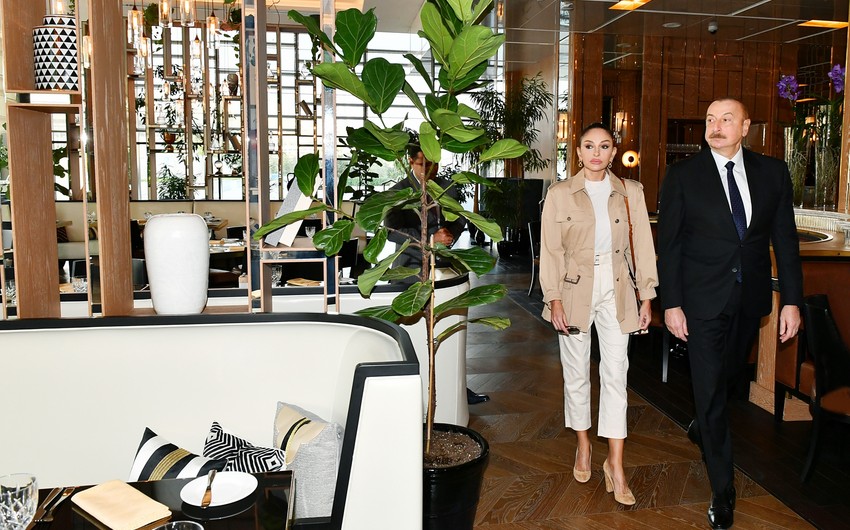 Ilham Aliyev and Mehriban Aliyeva attend opening of Ritz-Carlton Baku hotel