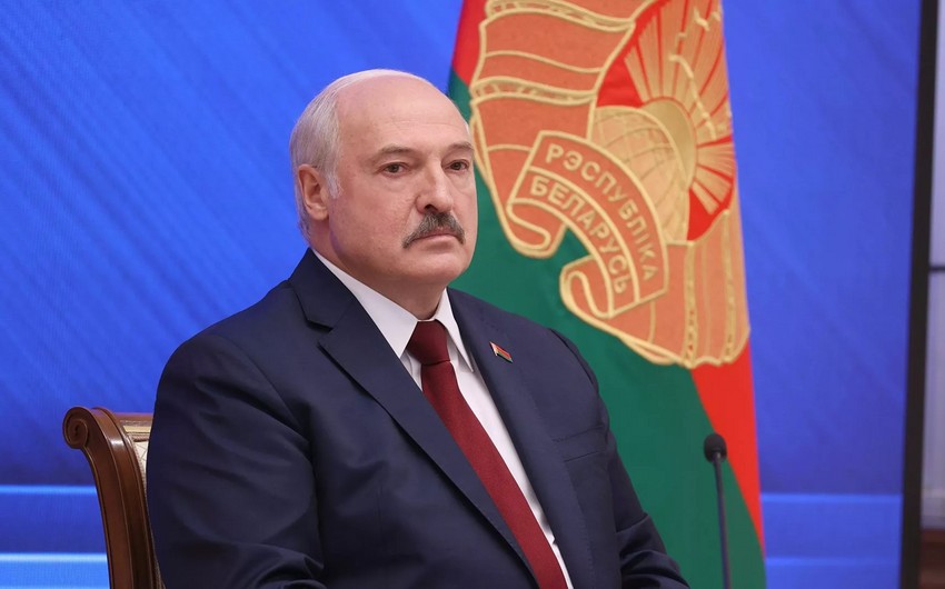 Aleksandr Lukaşenko: Qərb Belarusda təxribat törətməyi planlaşdırır
