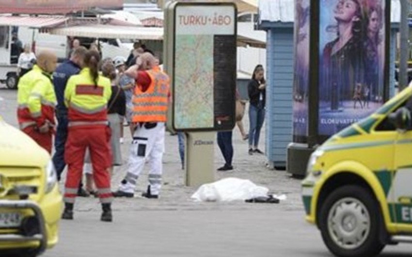 Finlandiya polisi naməlum şəxsin insanlara hücum etməsinə terror aktı kimi baxmır - YENİLƏNİB-2