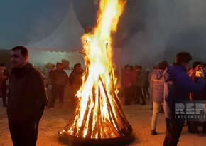 Şuşada Novruz tonqalı qalanıb, aksiya bayram əhvali-ruhiyyəsi ilə davam edir 