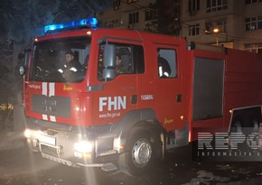 МЧС: Во время пожара в Бинагадинском районе Баку никто не пострадал