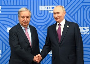 Putin and Guterres mull Ukraine, Middle East at BRICS summit