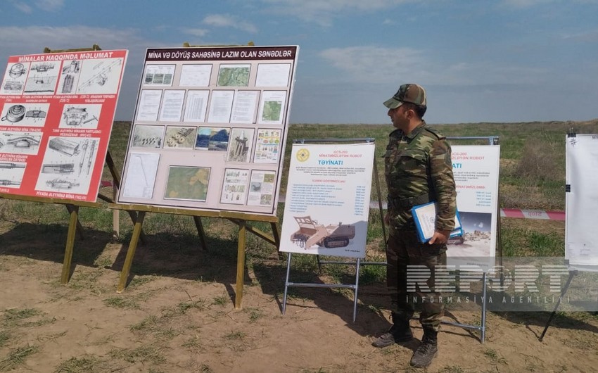 Komandir: Çətinliklərə baxmayaraq, ərazilərdə minatəmizləmə işləri sürətlə aparılır