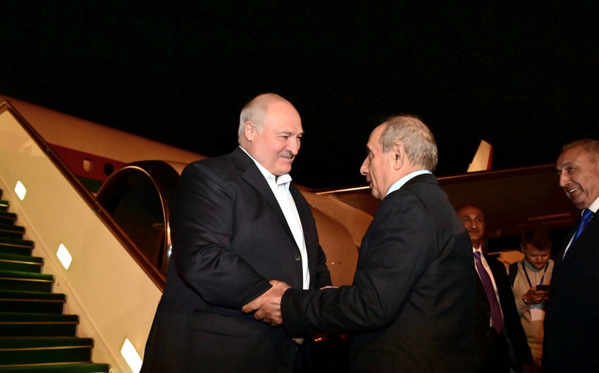 President of Belarus Aleksandr Lukashenko embarks on state visit to Azerbaijan