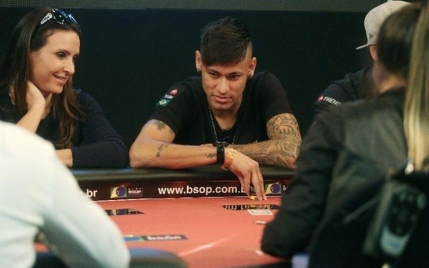 Neymar poker yarışında 6-cı yeri tutub