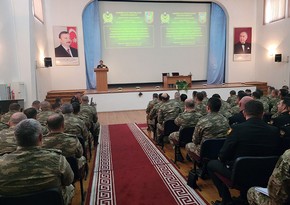 Seminar on combating corruption held in Azerbaijani Army