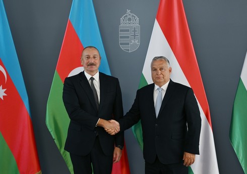 В Будапеште состоялась встреча Ильхама Алиева с премьер-министром Венгрии Виктором Орбаном